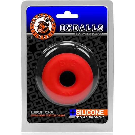 Big Ox Cockring Red - By Oxballs