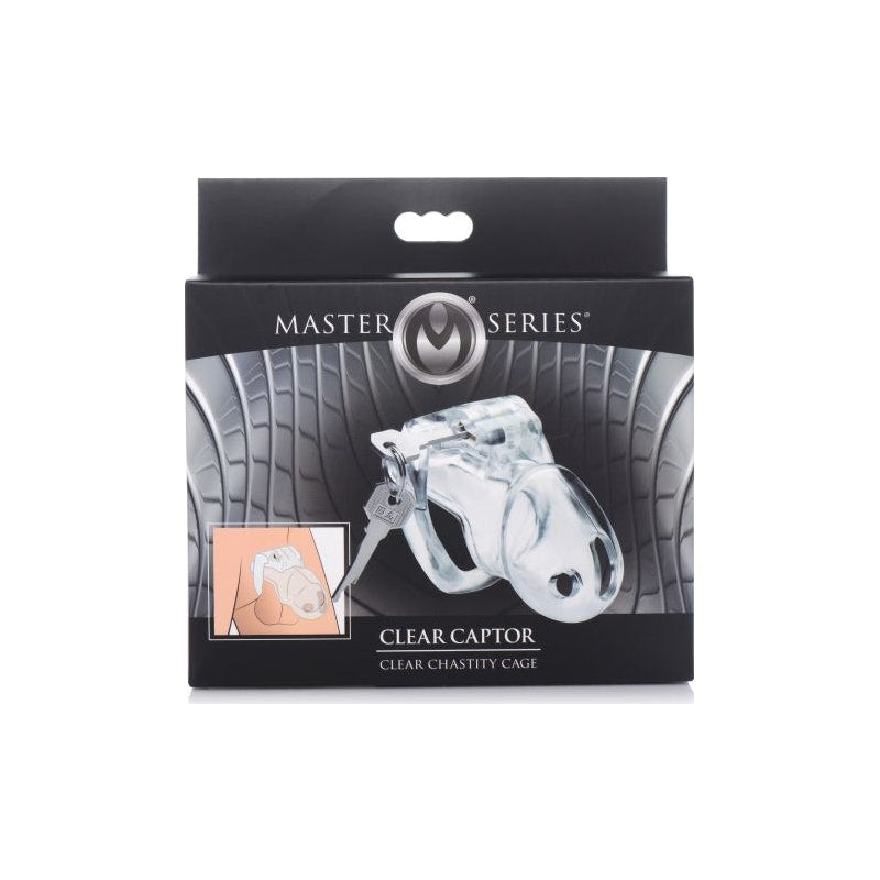 Clear Captor Chastity Cage Small