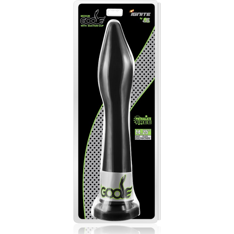 Medium Size Goose Dildo With Suction Cup Black