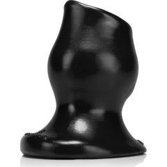 Pighole Hollow Anal Tunnel Plug Large Black - By Oxballs