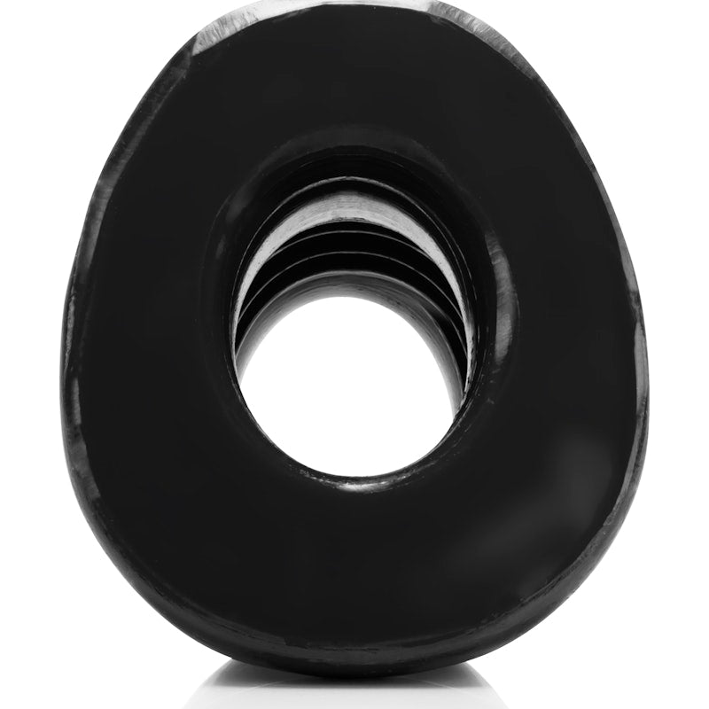 Pighole Hollow Anal Tunnel Plug Large Black - By Oxballs