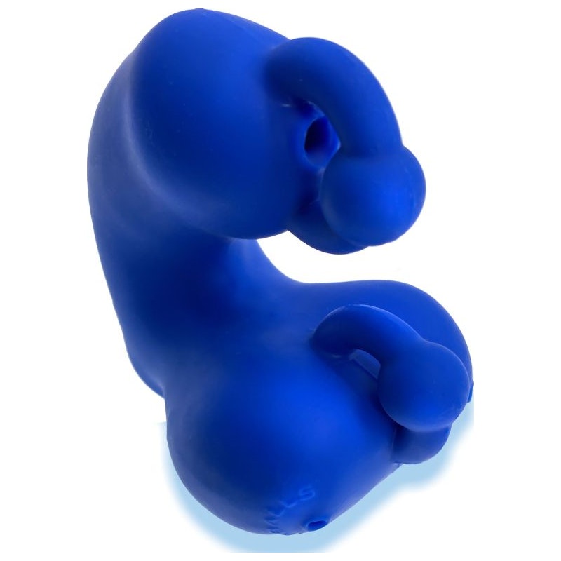 Meatlocker Rubber Cock Cage Blue - By Oxballs