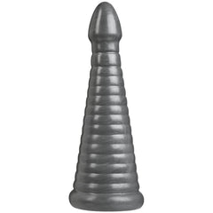 Rockeye 11 inch Anal Dildo Gun Metal