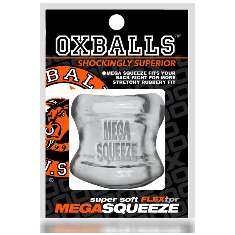 Mega Squeeze Rubber Ball Stretcher Clear - By Oxballs