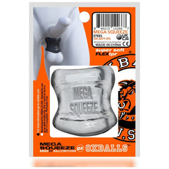 Mega Squeeze Rubber Ball Stretcher Clear - By Oxballs