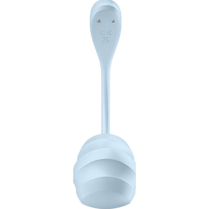 Satisfyer Smooth Petal Wearable Vibrator Blue