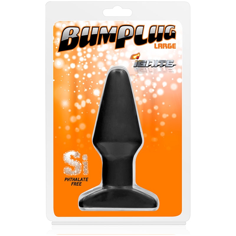 Large Butt Plug Black - By Si Novelties