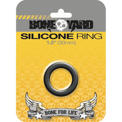 30mm Silicone Cockring Black - By Boneyard