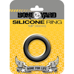 40mm Silicone Cock ring Black - By Boneyard