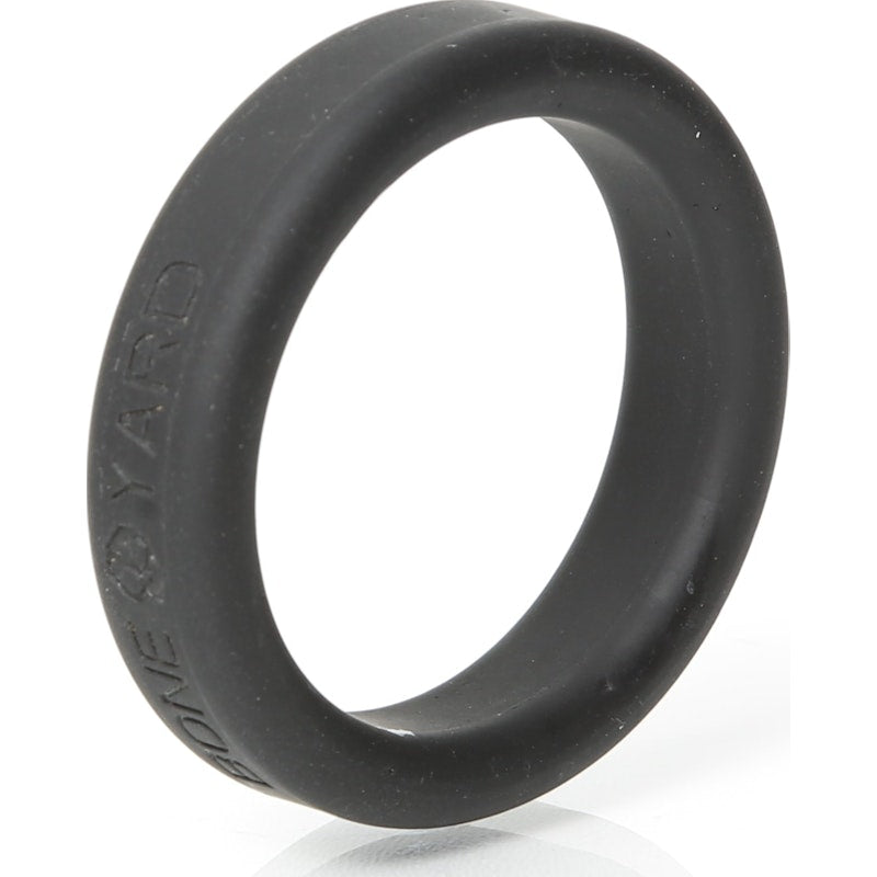 40mm Silicone Cock ring Black - By Boneyard