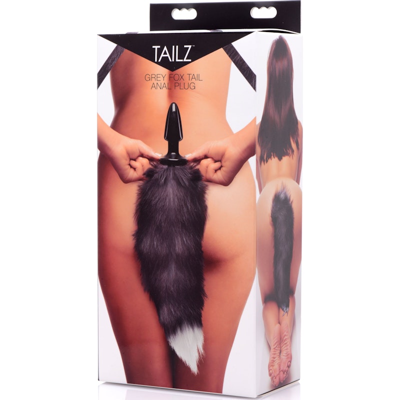 Fox Tail Anal Plug Grey - By Tailz