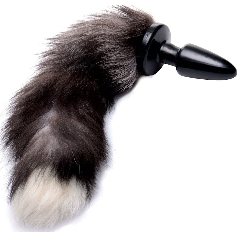 Fox Tail Anal Plug Grey