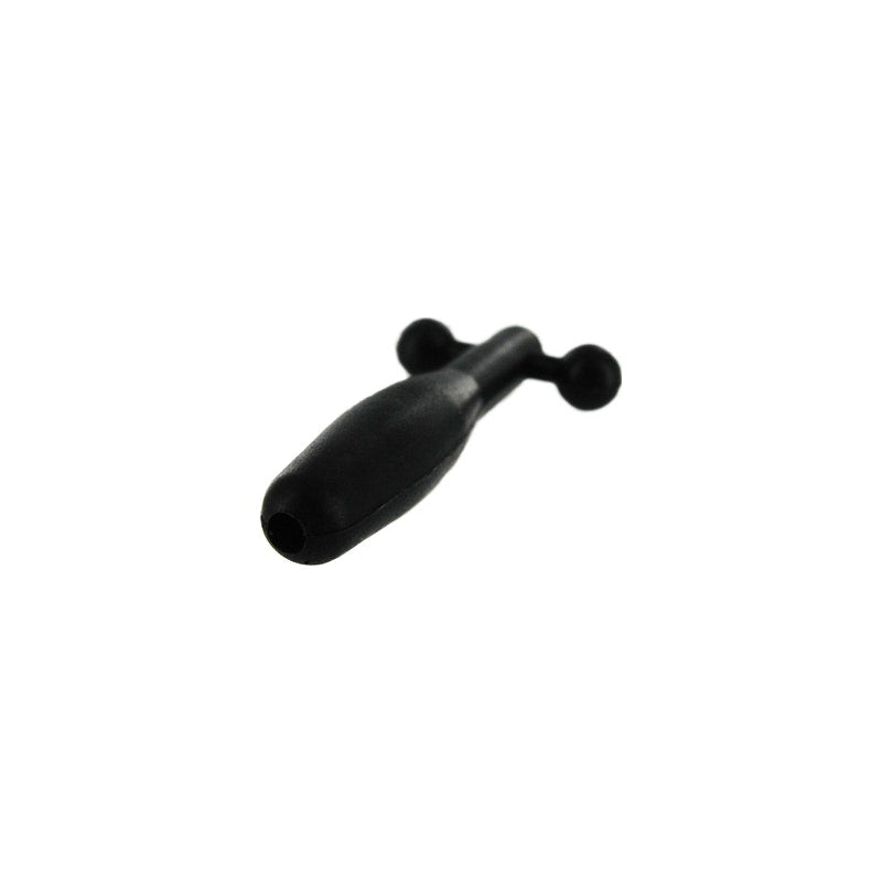 Silicone Cum-Thru Barbell Penis Sound Plug