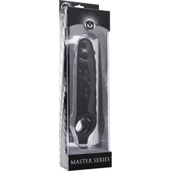 Mamba Cock Sheath Penis Extender Black - By Master Series