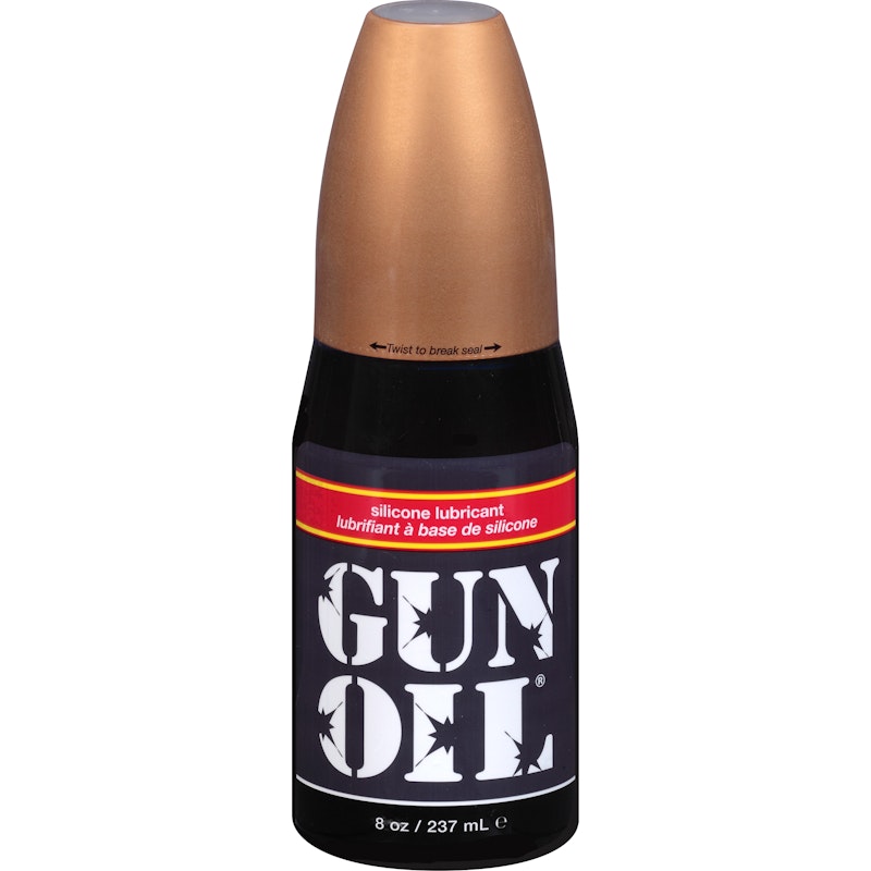 Gun Oil 8oz/240ml Flip Top Bottle Silicone Hybrid Lubricant