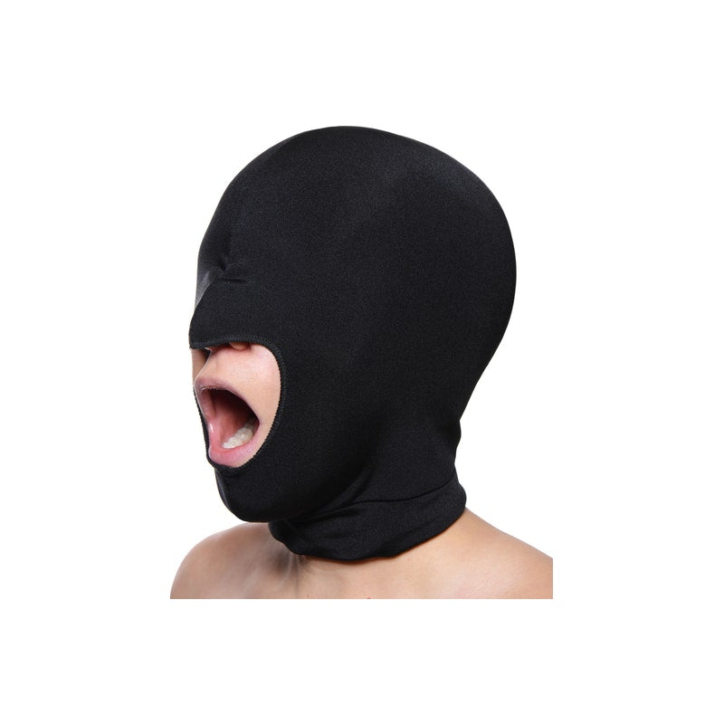 Open Mouth Spandex Kink Balaclava Hood