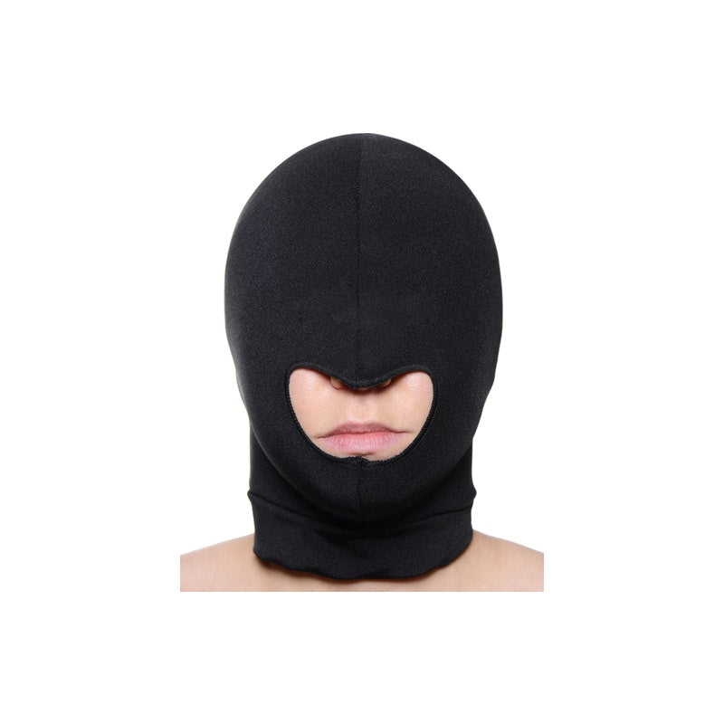Open Mouth Spandex Kink Balaclava Hood