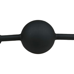 Ball Gag With Silicone Black - By Easy Toys