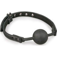 Ball Gag With Silicone Black - By Easy Toys