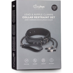 Collar With Nipple Clamps & Chains - By Easy Toys