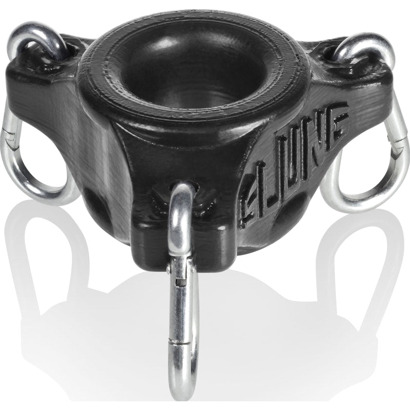 Slung Rubber Ballstretcher Black - By Oxballs