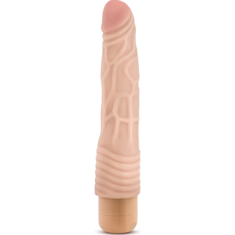 9 inch Vibrating Dildo Cock - By Dr Skin