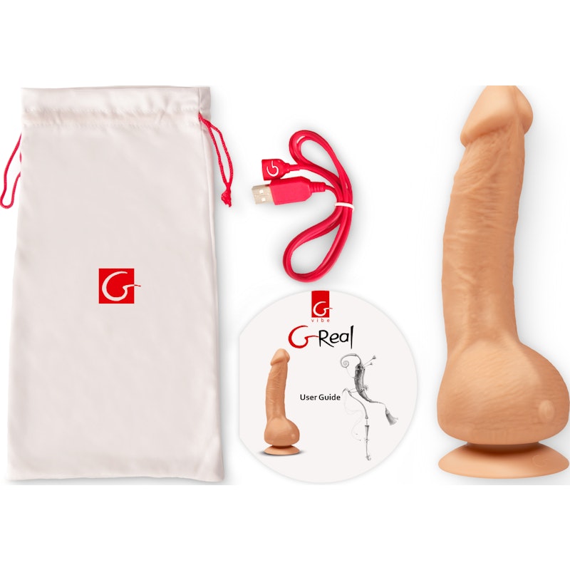 G-real Dildo Flesh - By G-Vibe