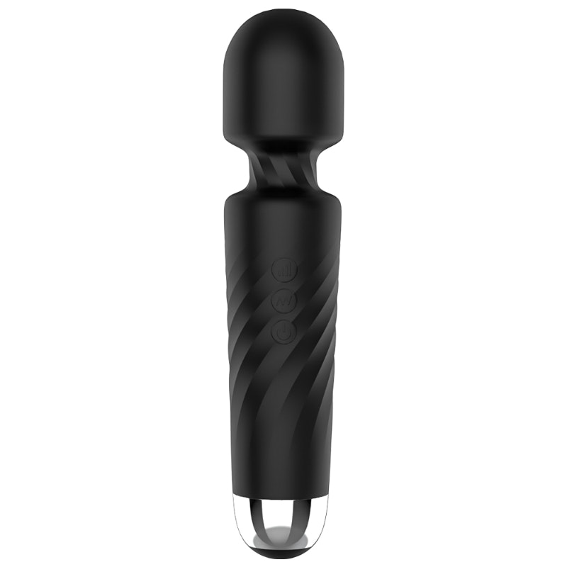 Hero 2 Wand Black Rechargeable Wand Vibrator