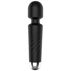 Hero 2 Wand Black Rechargeable Wand Vibrator