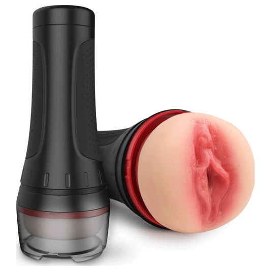 Realistic Male Masturbator Hard Case Pocket Pussy