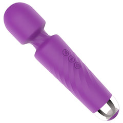 Hero 2 Wand Purple Rechargeable Wand Vibrator