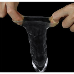 Clear Penis Extender Sleeve 1-inch - By LoveToy