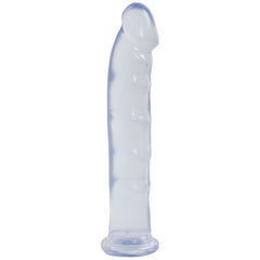 Jelly Jewels Dildo With Suction Cup Clear - By Doc Johnson