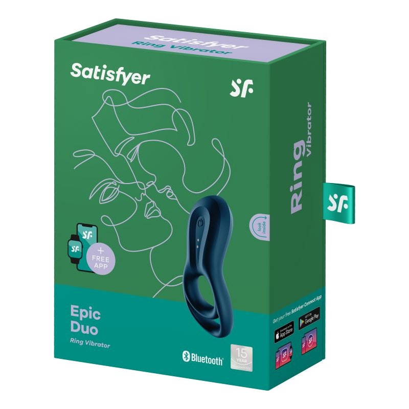 Satisfyer Epic Duo Vibrating Cockring