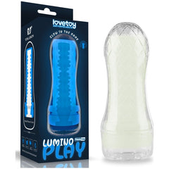 Glow In The Dark Ribbed Masturbator Stroker Lumino Play