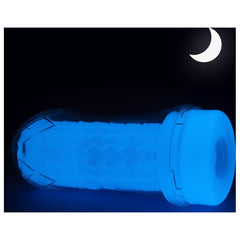 Glow In The Dark Ribbed Masturbator Stroker Lumino Play