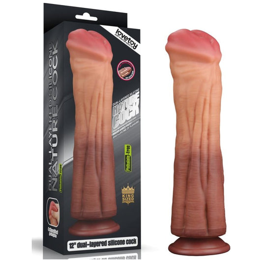 Large Realistic Horse Cock Dildo 12 Inch