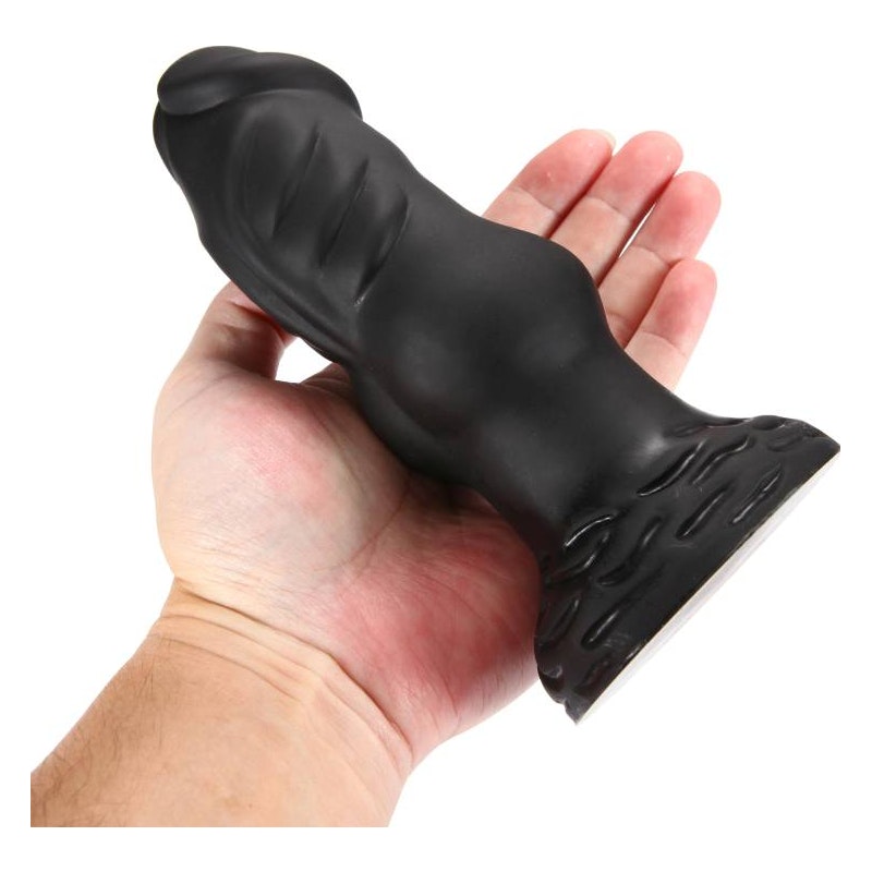 Dominator Knot Cock Dildo Black