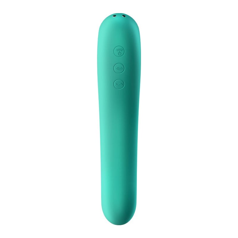 Satisfyer Vibrator Dual Kiss Green