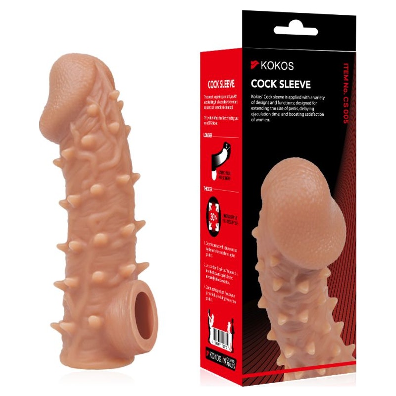 Rubber Cock Sleeve Model 5 Medium Size - By Kokos