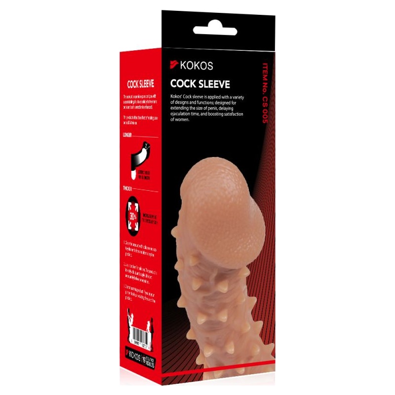 Rubber Cock Sleeve Model 5 Medium Size - By Kokos