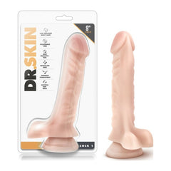 9 Inch Realistic Dildo Vanilla - By Dr Skin