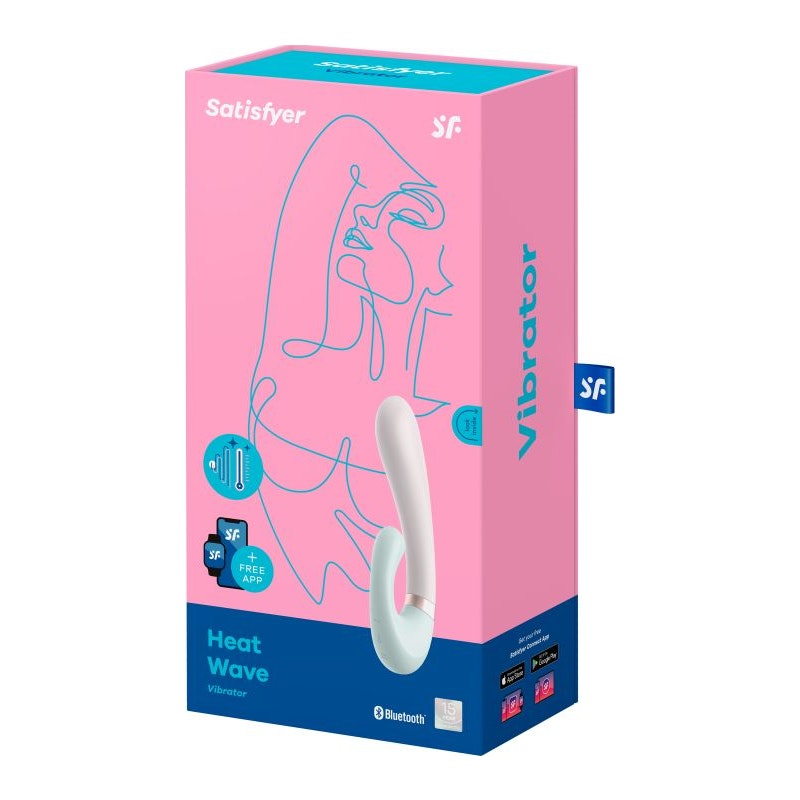 Satisfyer Heat Wave Warming Rabbit Vibrator Mint