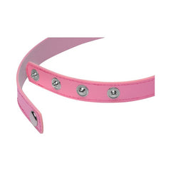 Kink Kitty Ring Slim Choker Pink