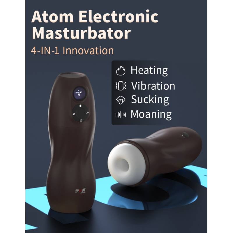 Atom Automatic Electronic Masturbator - By Drywell