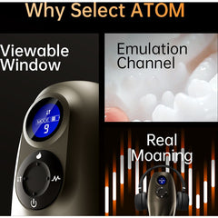 Atom Automatic Electronic Masturbator - By Drywell