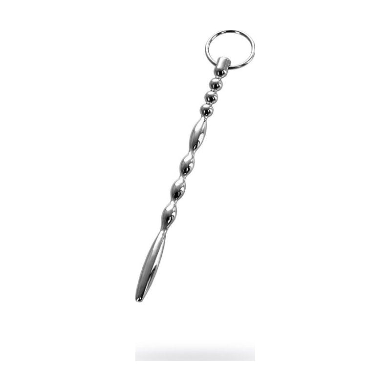 Silver Metal Urethral Plug With Ring