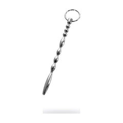 Silver Metal Urethral Plug With Ring