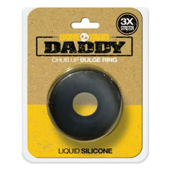 Daddy Silicone Cock Ring Black - By BoneYard