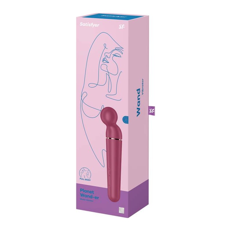 Satisfyer Planet Wand-er Vibrator Berry